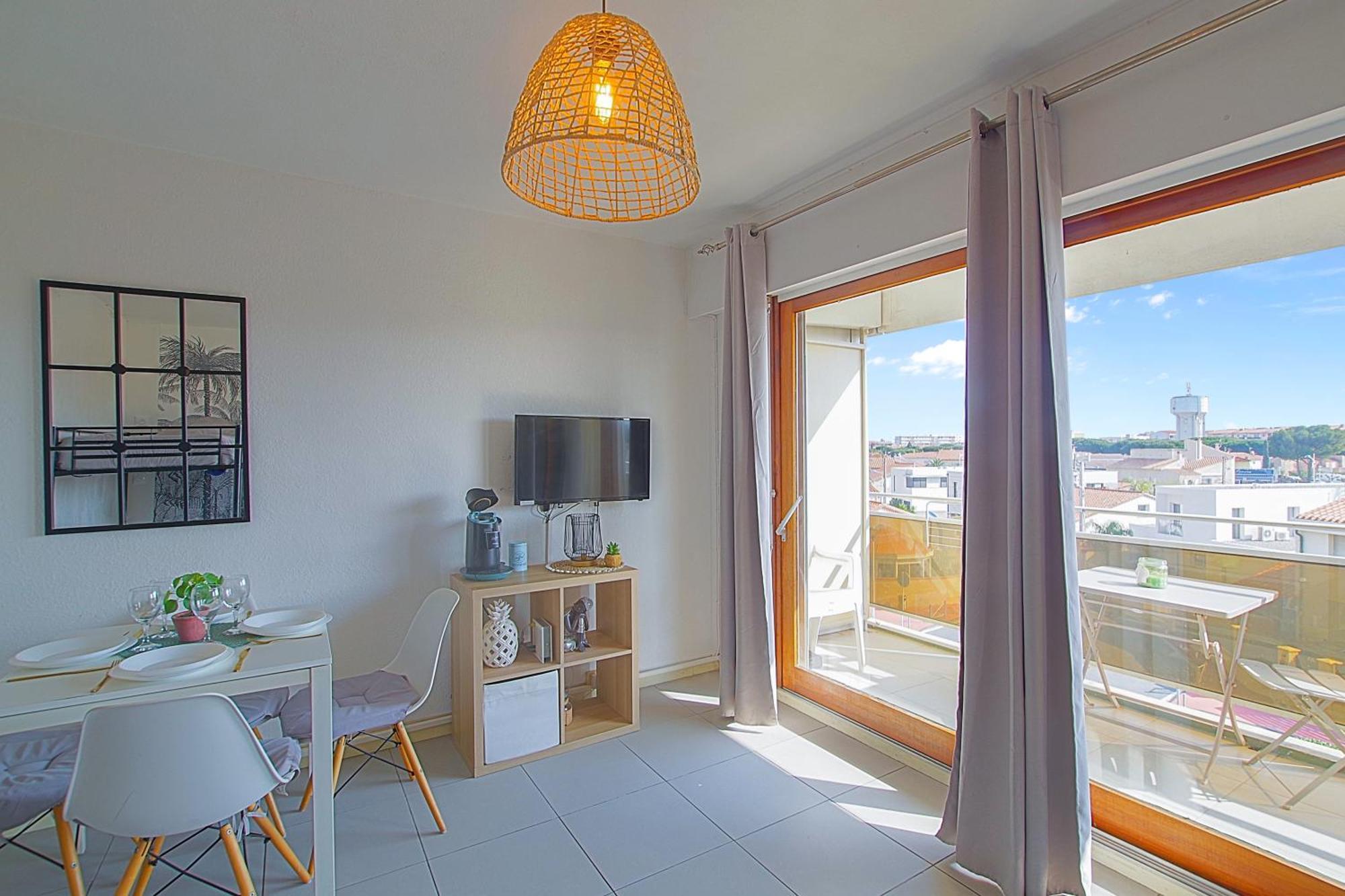Studio Calme -304- Canet-en-Roussillon Luaran gambar